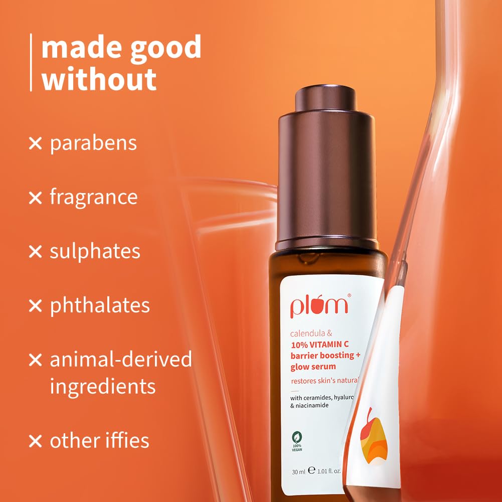 Plum 10% Vitamin C & Calendula Barrier Boosting + Glow Serum 30ml – view 6