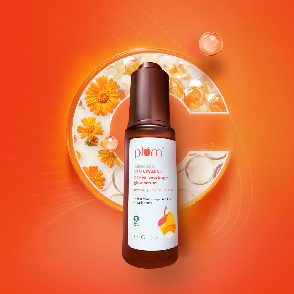 Plum 10% Vitamin C & Calendula Barrier Boosting + Glow Serum 30ml – view 8