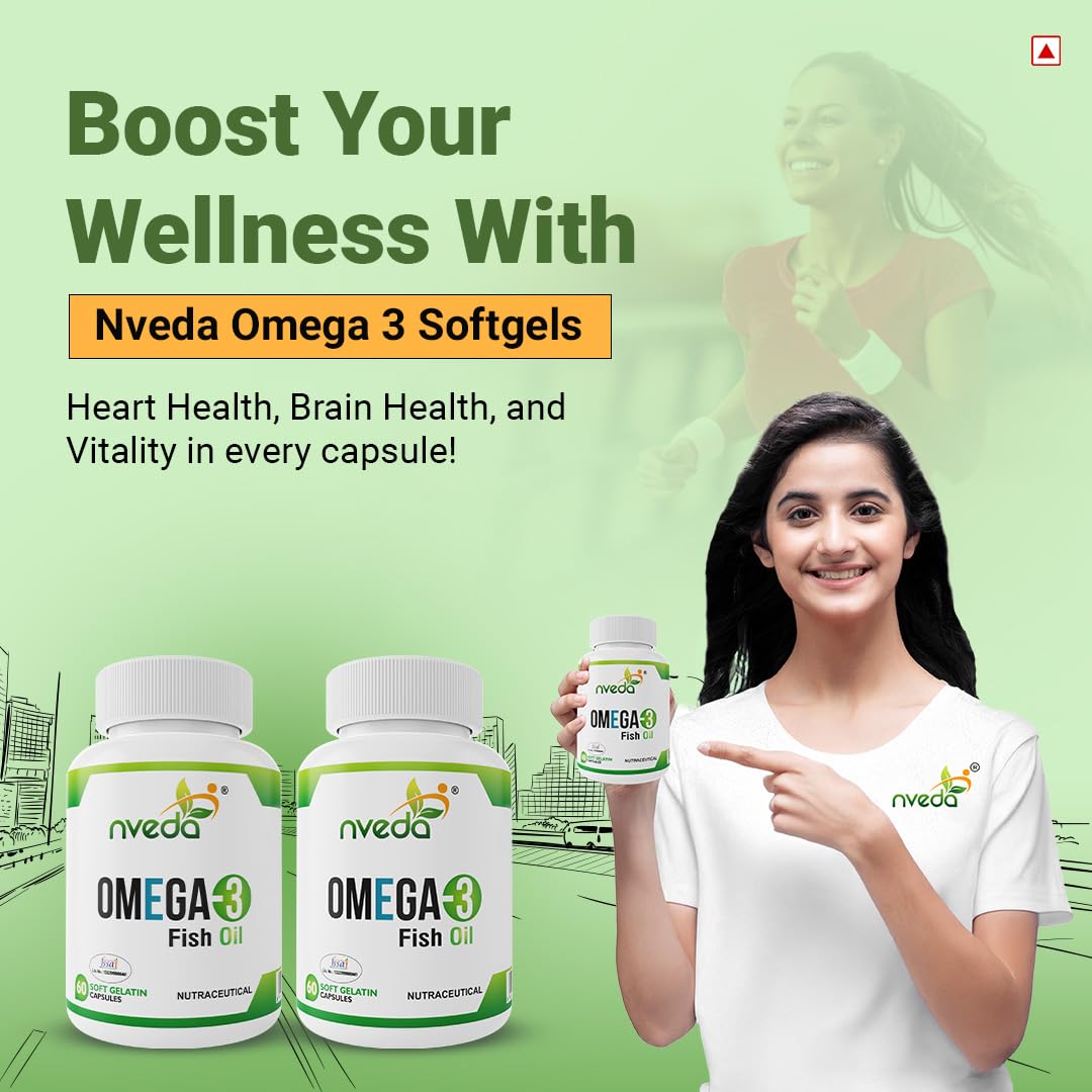 Nveda Omega 3 Fish Oil 1000mg – view 2