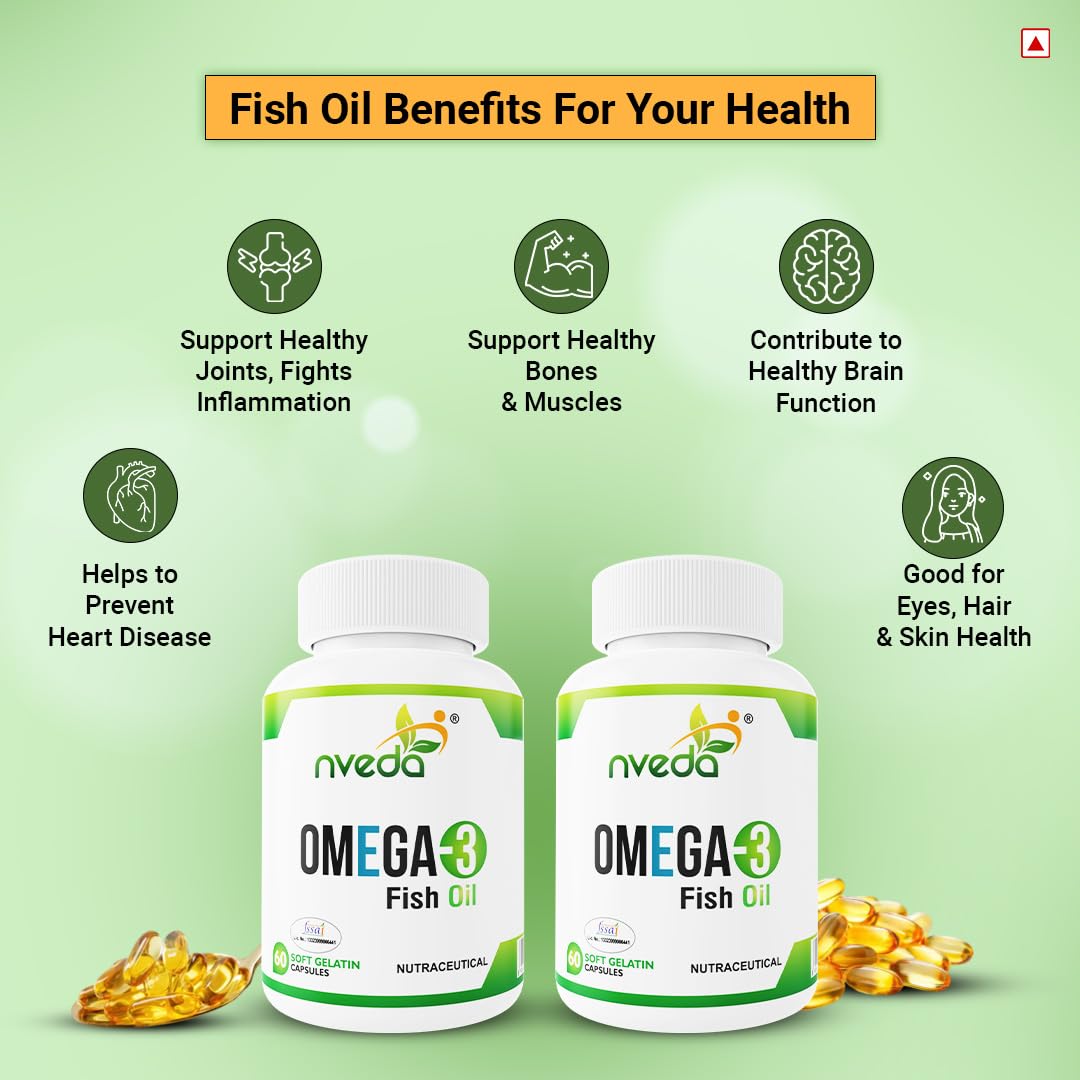 Nveda Omega 3 Fish Oil 1000mg – view 3