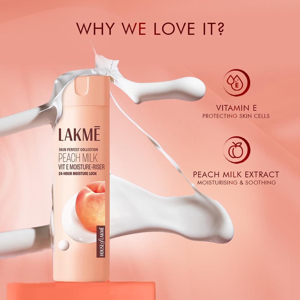 Lakme Peach Milk Moisturizer Body Lotion 60 ml – view 5