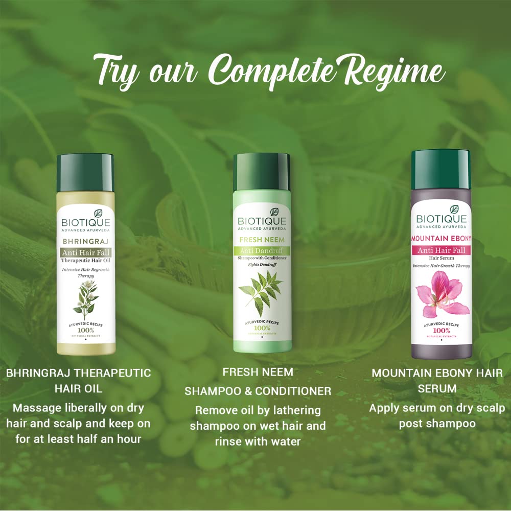Biotique Fresh Neem Anti Dandruff Shampoo and Conditioner – view 5