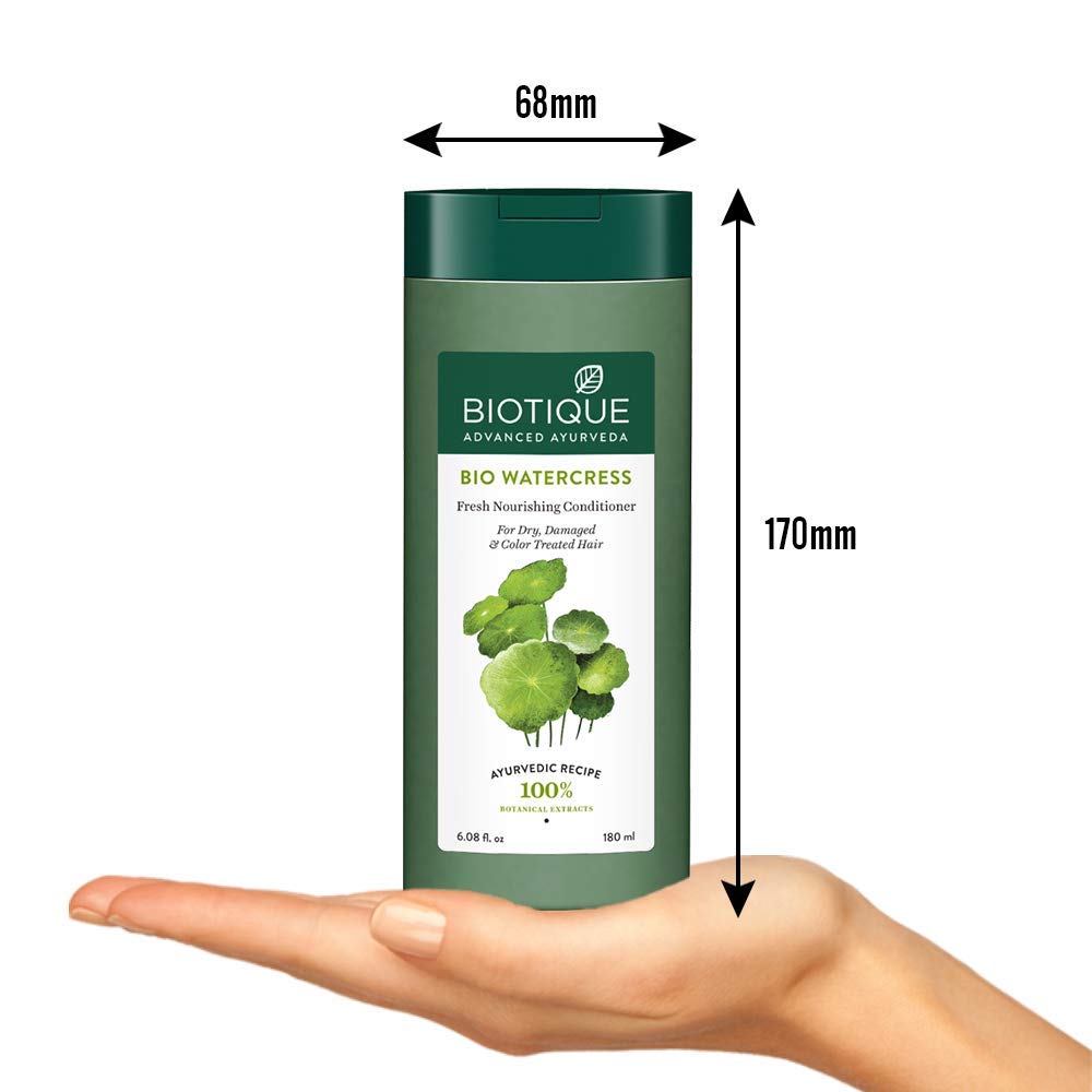 Biotique Bio Watercress Fresh Nourishing Conditioner, 180ml – view 3