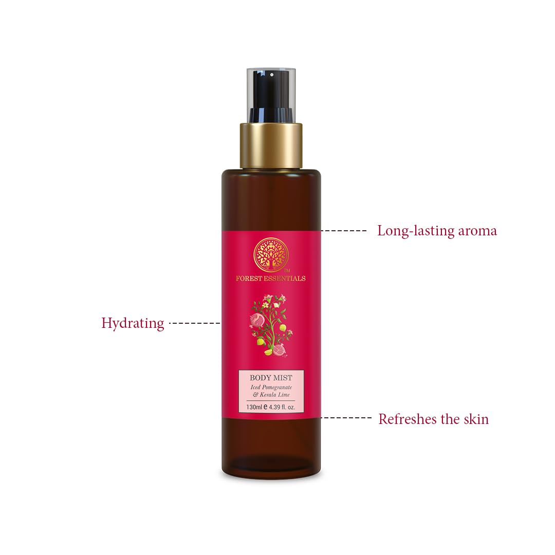 Forest Essentials Body Mist Iced Pomegranate & Kerala Lime – view 3