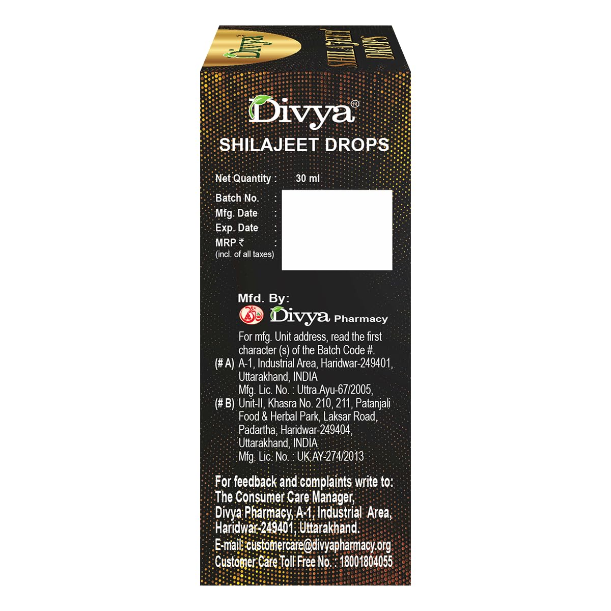 Patanjali Divya Shilajeet Drops – view 3