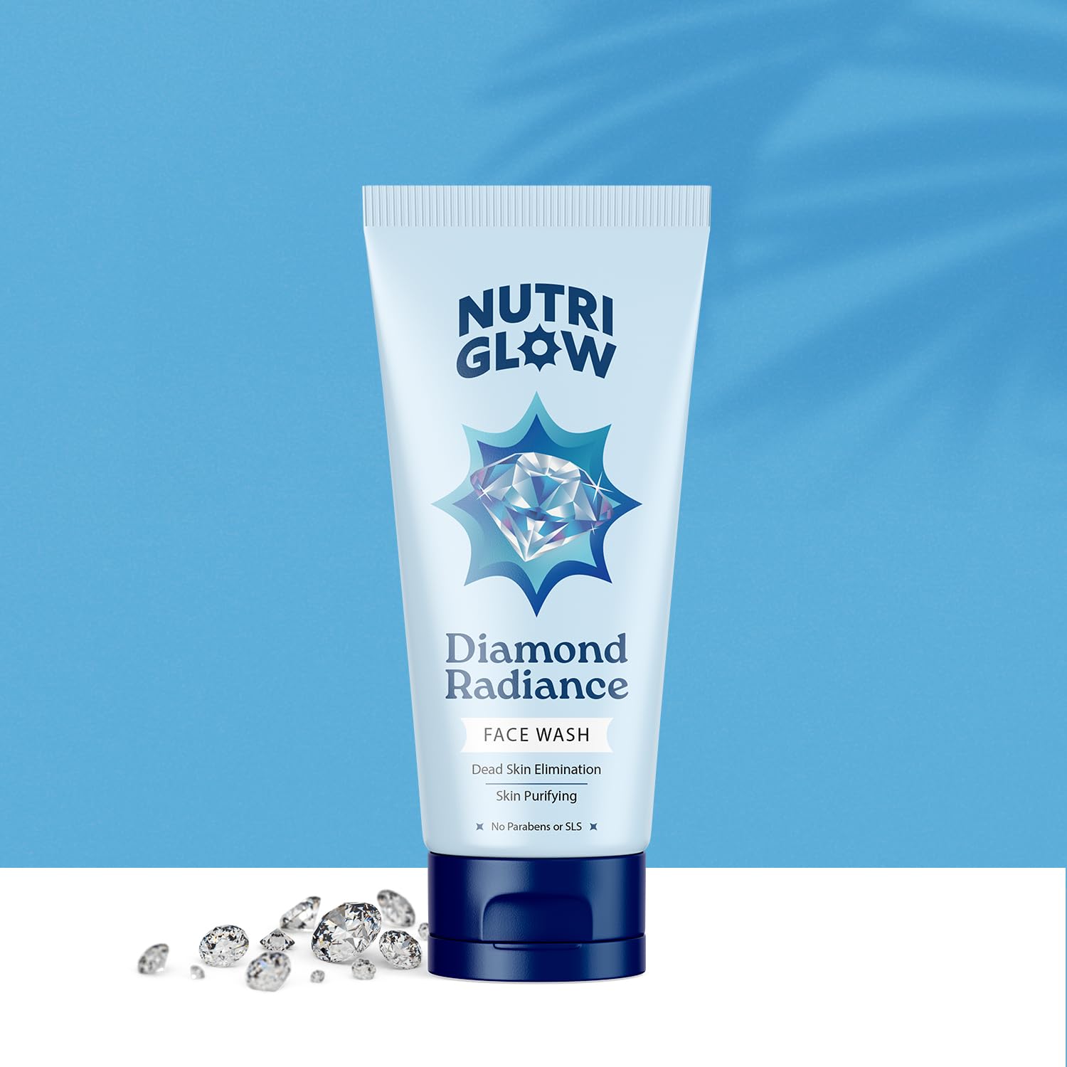 NutriGlow Diamond Radiance Face Wash With Diamond Dust & Vitamin E For Glowing Skin Skin Purifying Hydrated Skin (65ml) – view 3