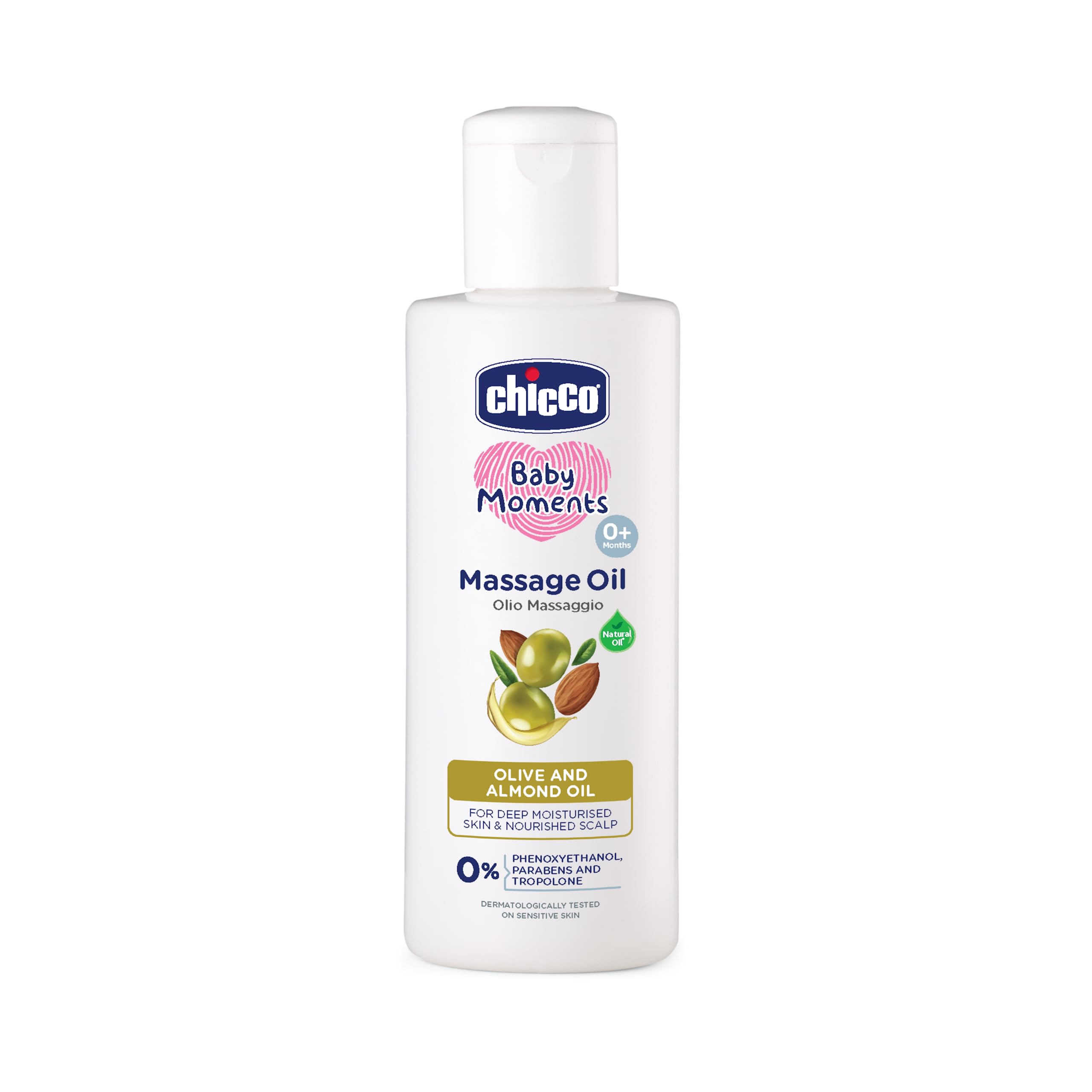 Chicco Baby Moments baby massage oil 200 ml bottle