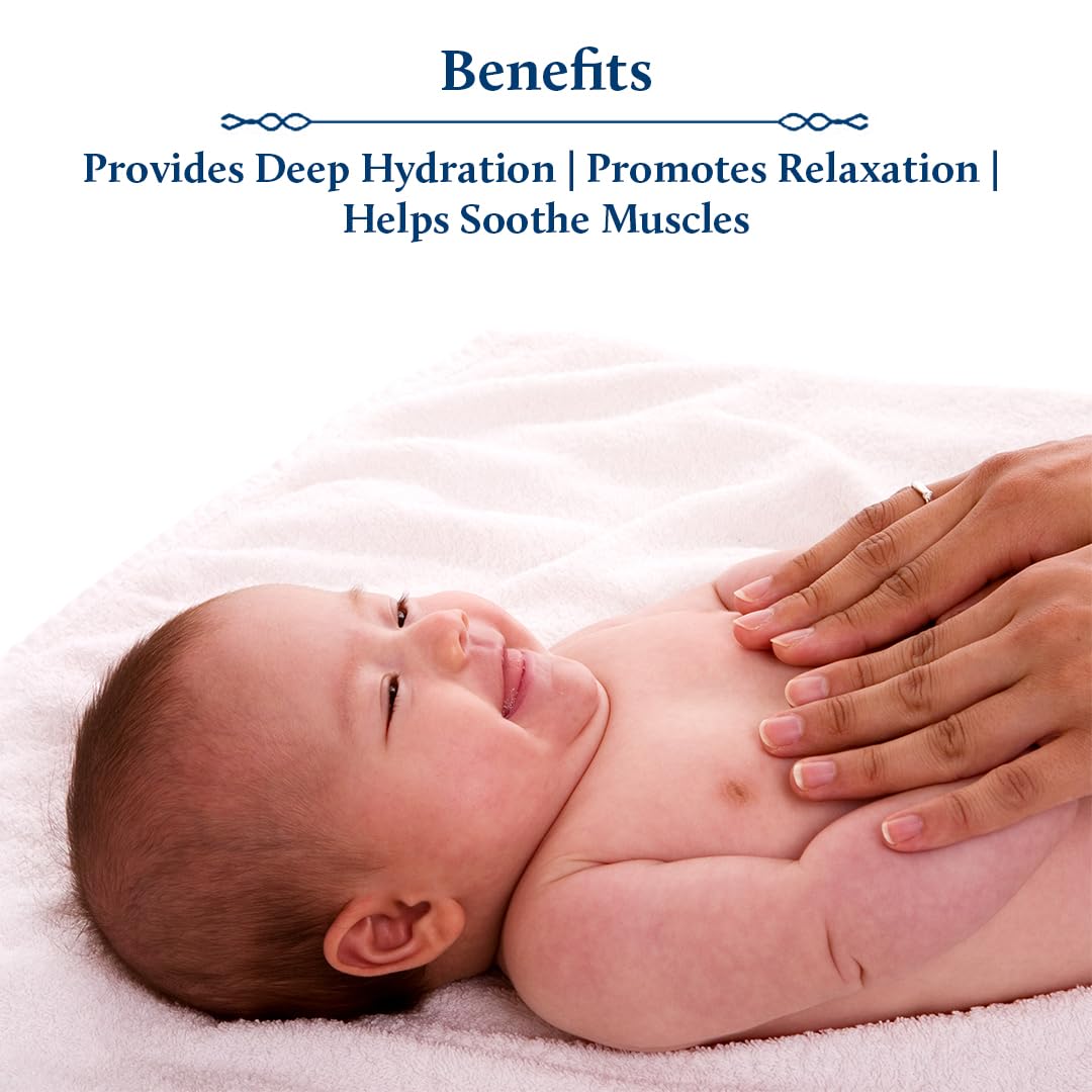 Blue Nectar Ayurvedic Baby Oil with Organic Ghee, 100% Natural Baby Massage Oil With Coconut Oil & Olive Oil – view 4