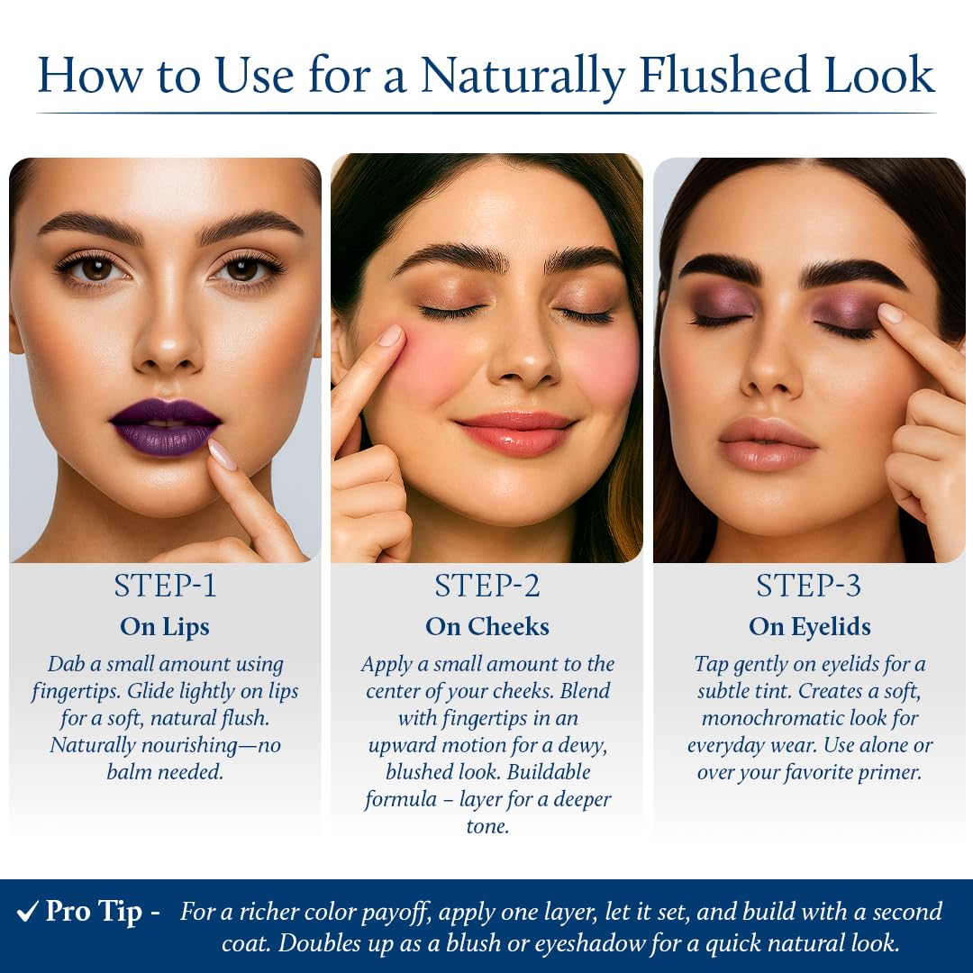 Blue Nectar Lip Tint Stain for Luscious Tinted Lips – view 7