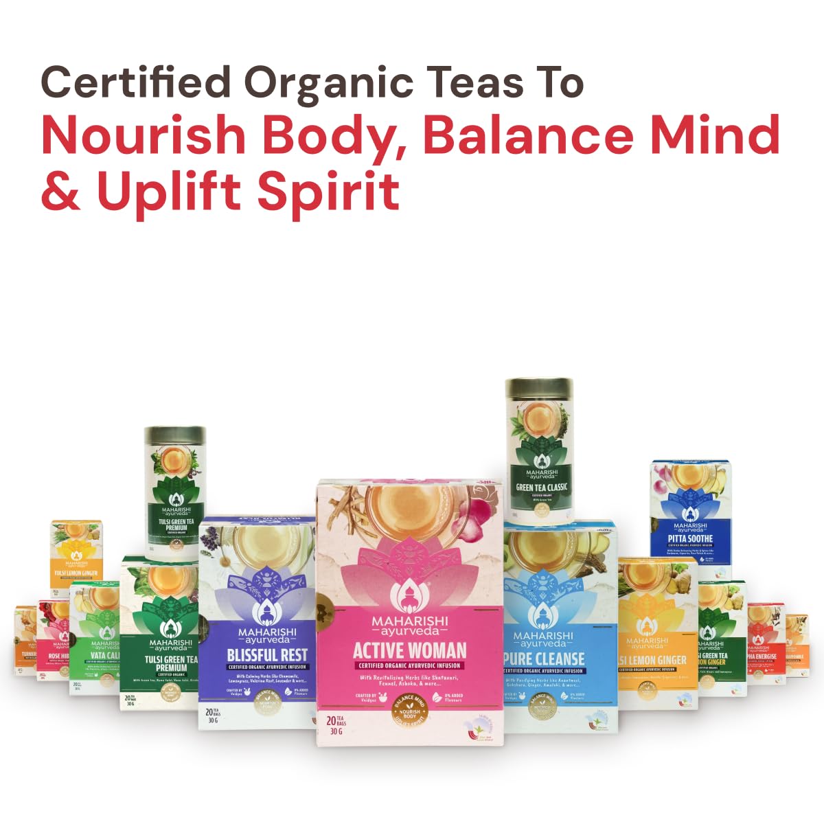 Maharishi Ayurveda Organic Certified Kapha Energise Herbal Tea – view 8