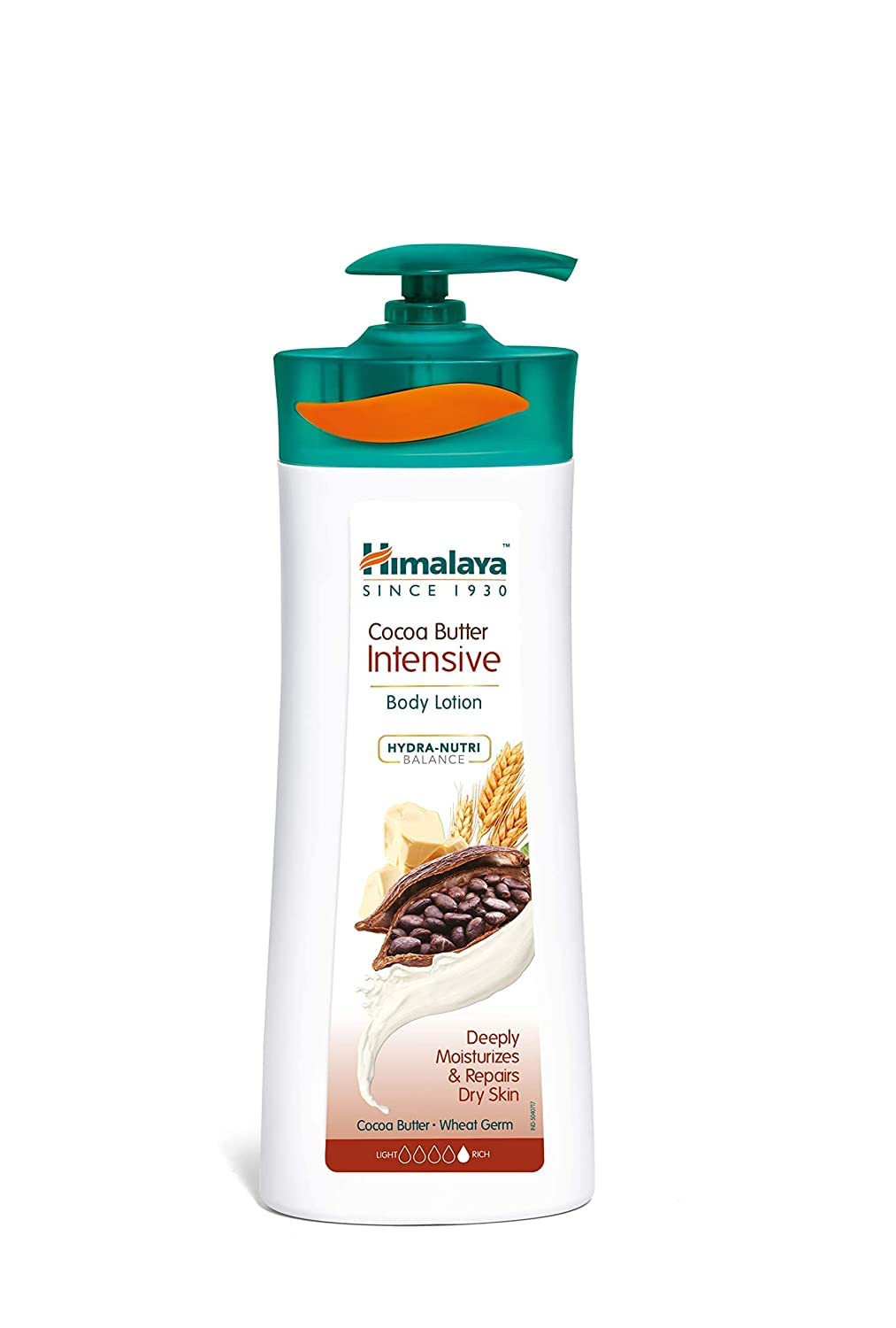 Himalaya body lotion bottle with cocoa butter intensive formula