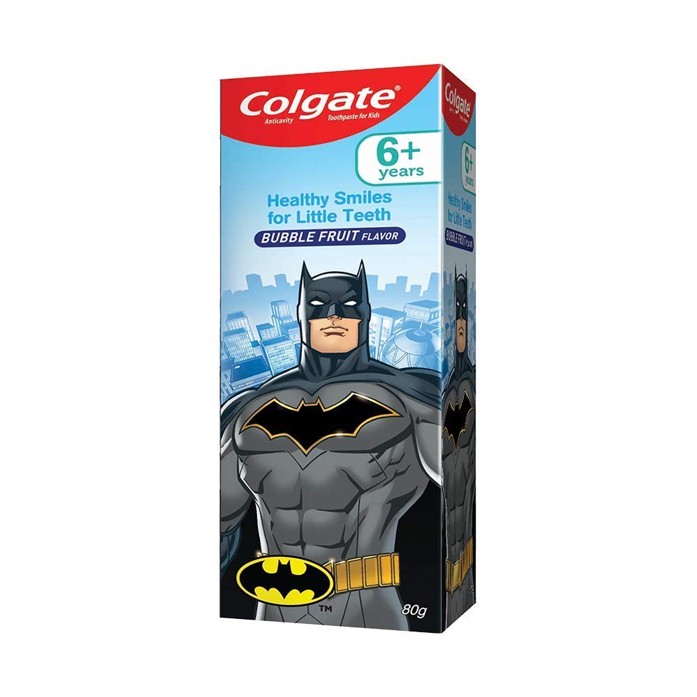 Colgate Kid's USB LED Toothbrush Batman and Motu Patlu Anticavity Toothpaste - 80g and 80 g (Bubble Fruit Flavour paste ) – view 4
