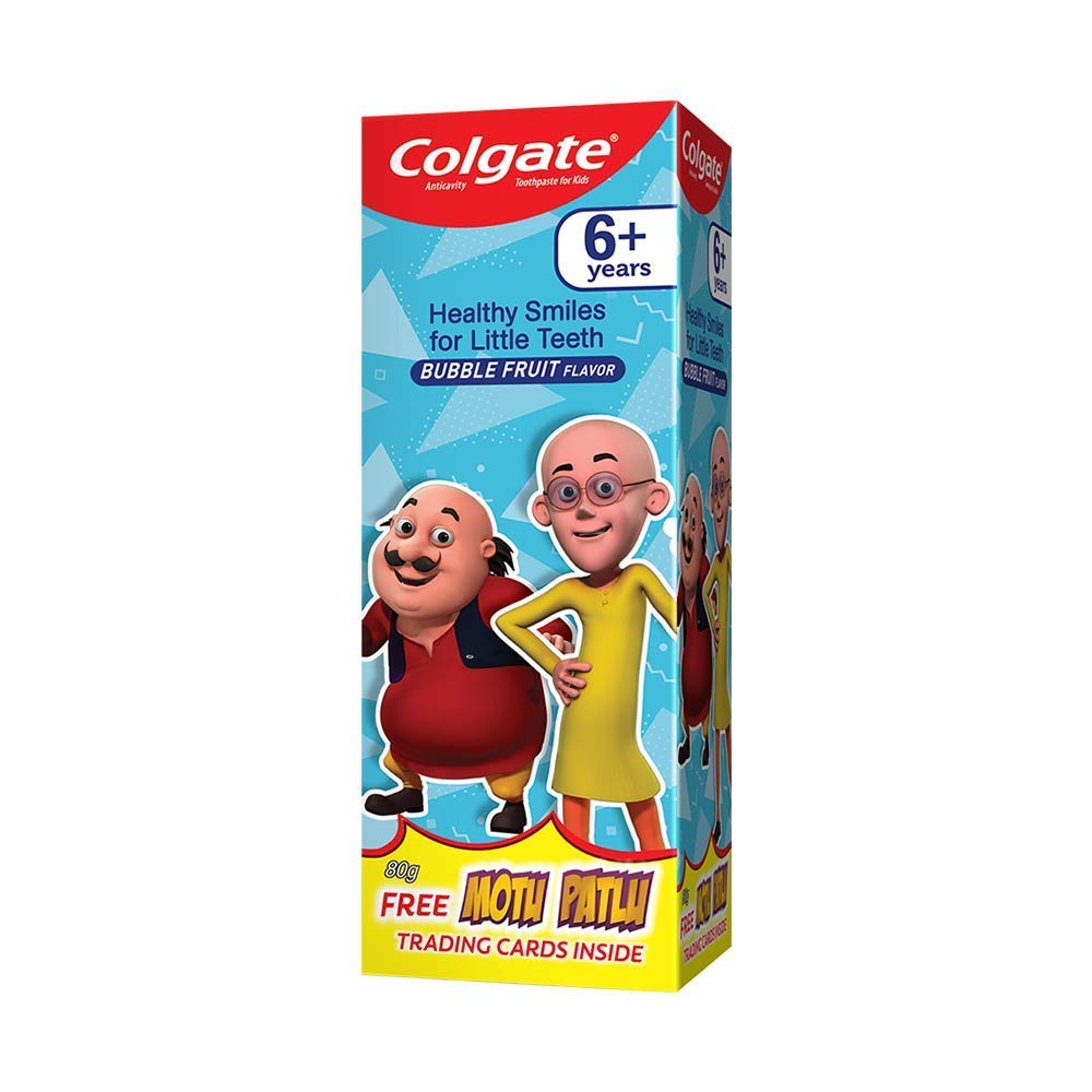 Colgate Kid's USB LED Toothbrush Batman and Motu Patlu Anticavity Toothpaste - 80g and 80 g (Bubble Fruit Flavour paste ) – view 6