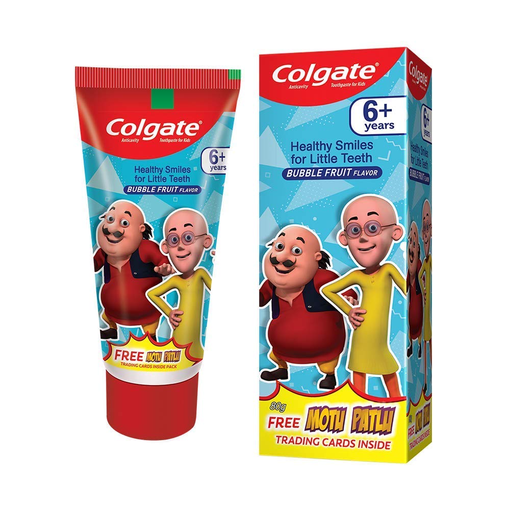 Colgate Kid's USB LED Toothbrush Batman and Motu Patlu Anticavity Toothpaste - 80g and 80 g (Bubble Fruit Flavour paste ) – view 7