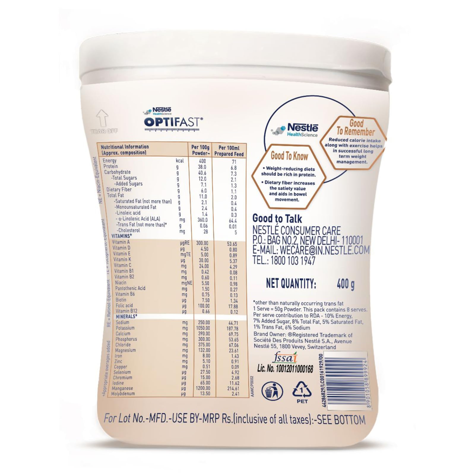 Nestle Optifast Weight Management Shake – view 2