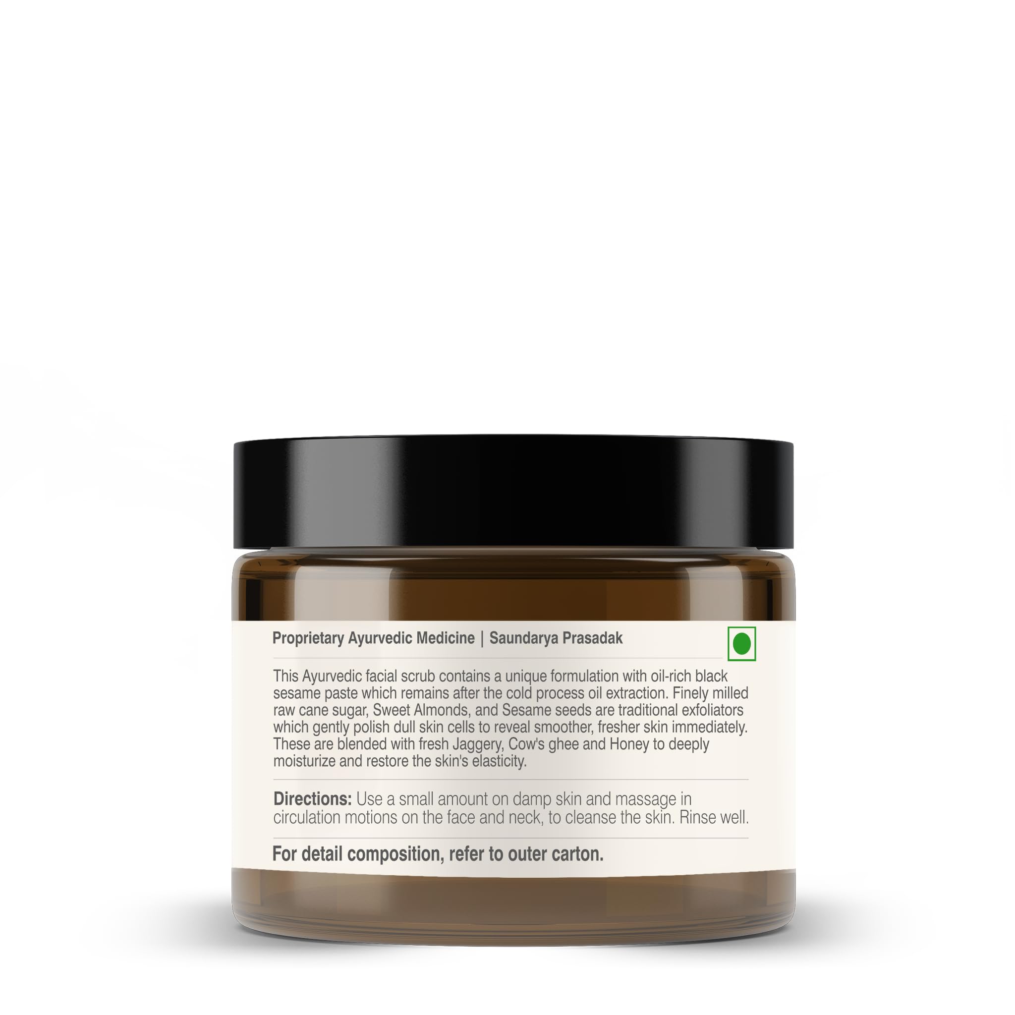 Forest Essentials Nourishing Facial Scrub Black Sesame & Jaggery – view 4