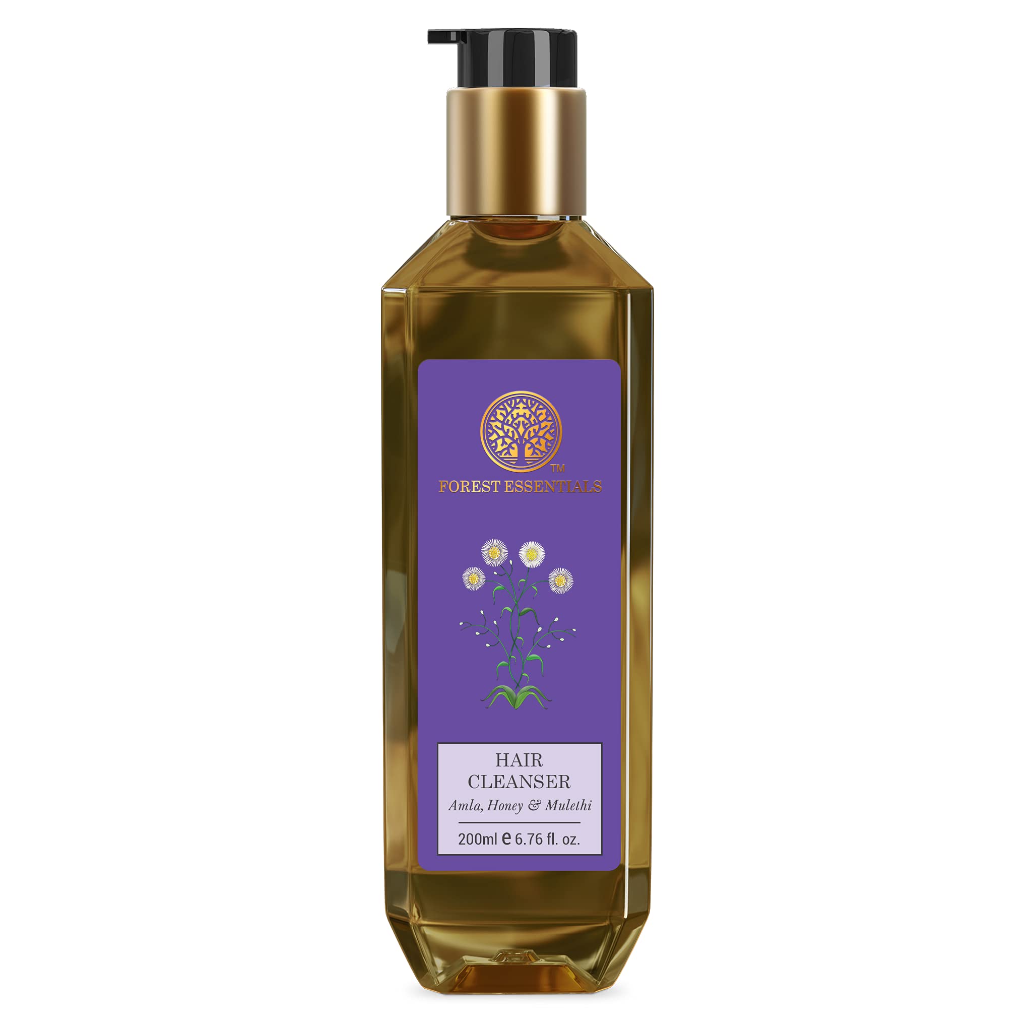 Forest Essentials Hair Cleanser, Bhringraj and Shikakai, 200ml & Forest Essentials Hair Cleanser, Amla, Honey and Mulethi, 200ml – view 2