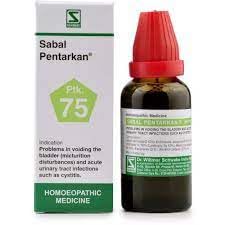 Two bottles of Sabal Pentarkan drops 30 ml by Dr. Willmar Schwabe India