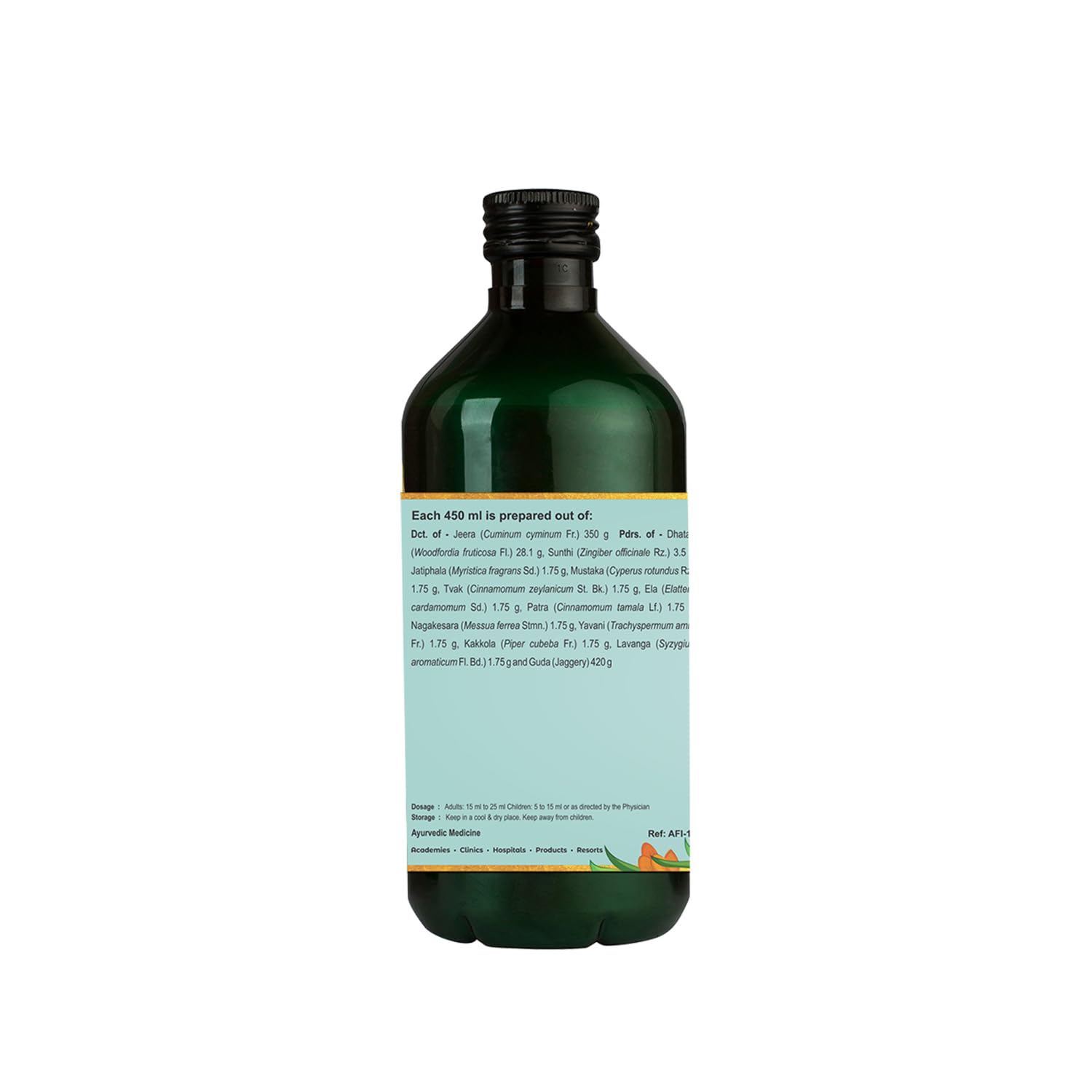 Kerala Ayurveda Jeerakarishta 450ml – view 2