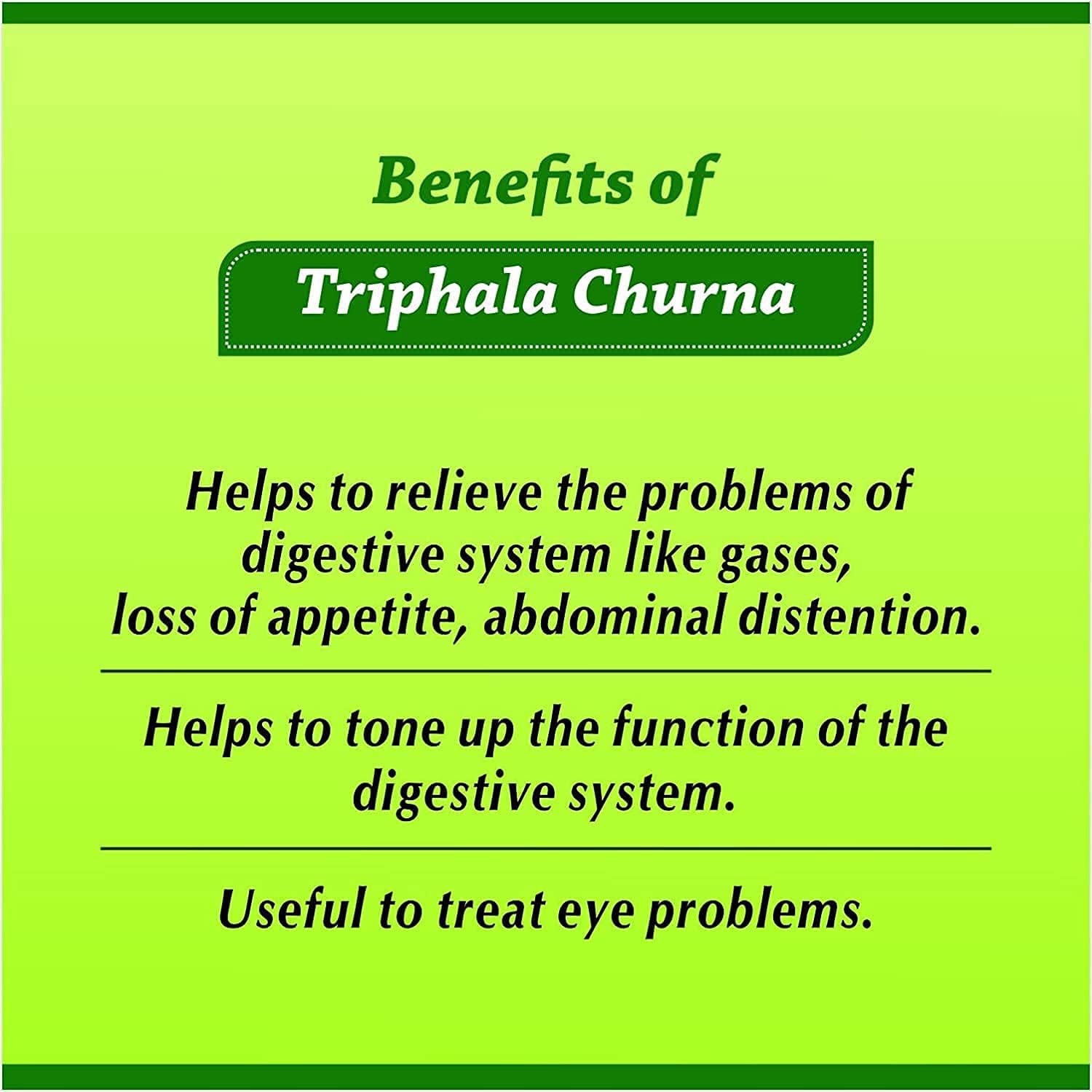 Baidyanath Nagpur Triphala Churna I Ayurvedic Remedy For Gastro-Intestinal Health - 500g – view 4