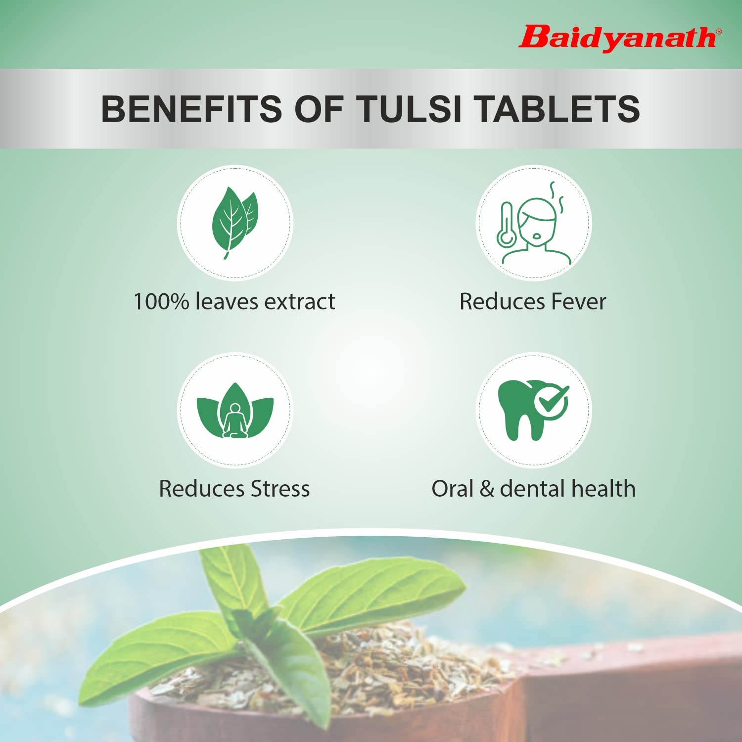 Baidyanath Tulsi Tablets - 60 Tab – view 7
