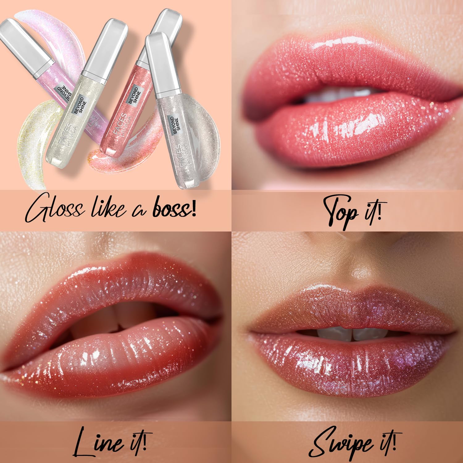 FACESCANADA Beyond Shine Lip Gloss - Pixie Dust 09, 3.8ml – view 5
