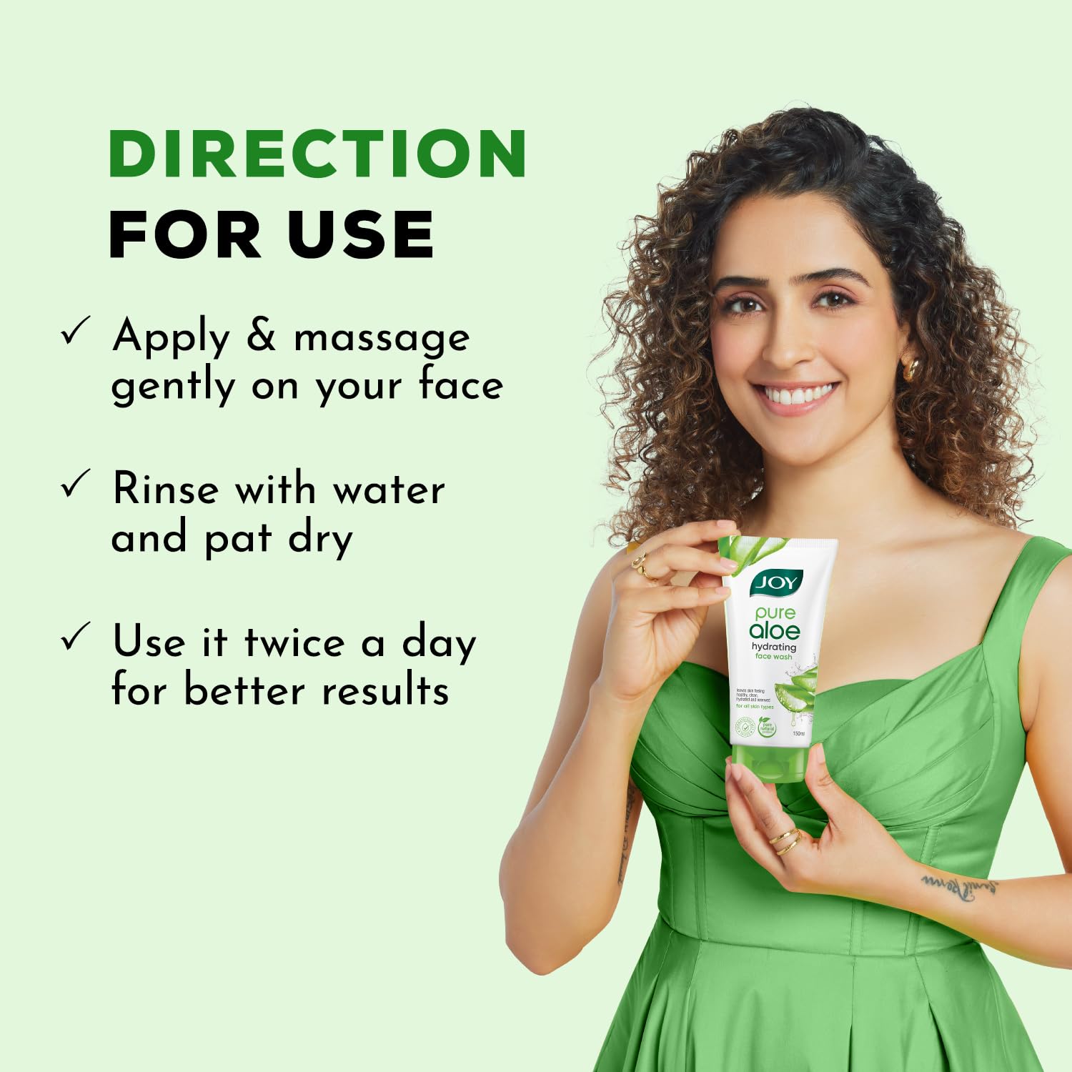 Joy Hydrating Aloe Vera Face Wash for Summers – view 4