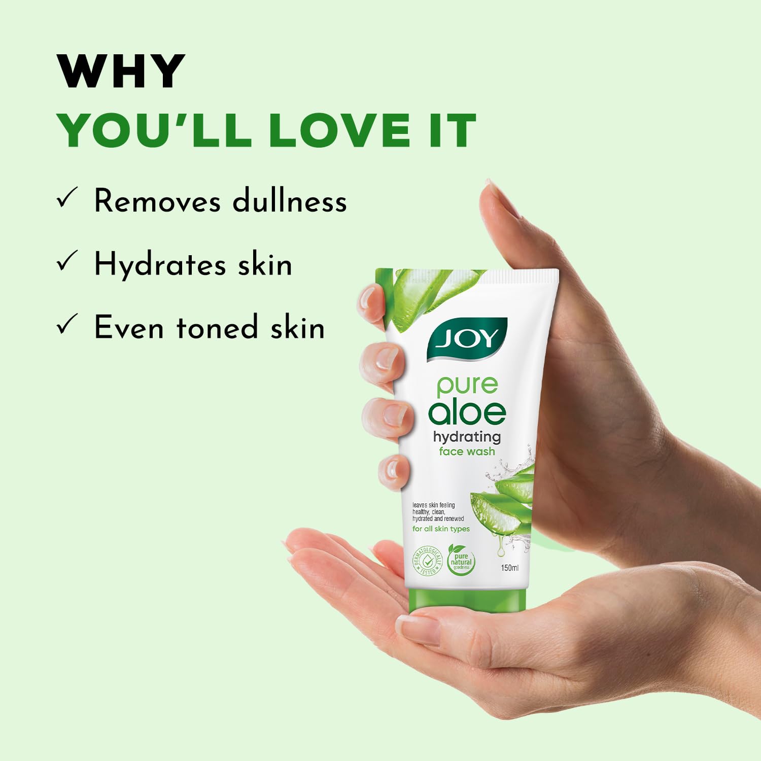 Joy Hydrating Aloe Vera Face Wash for Summers – view 5