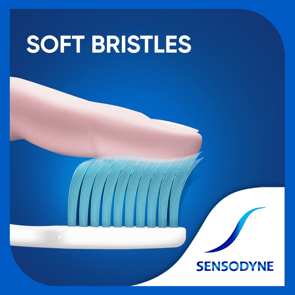 Sensodyne Sensitive Manual Toothbrush, Brush With Soft Bristles (Multi Color, for Adult) – view 4