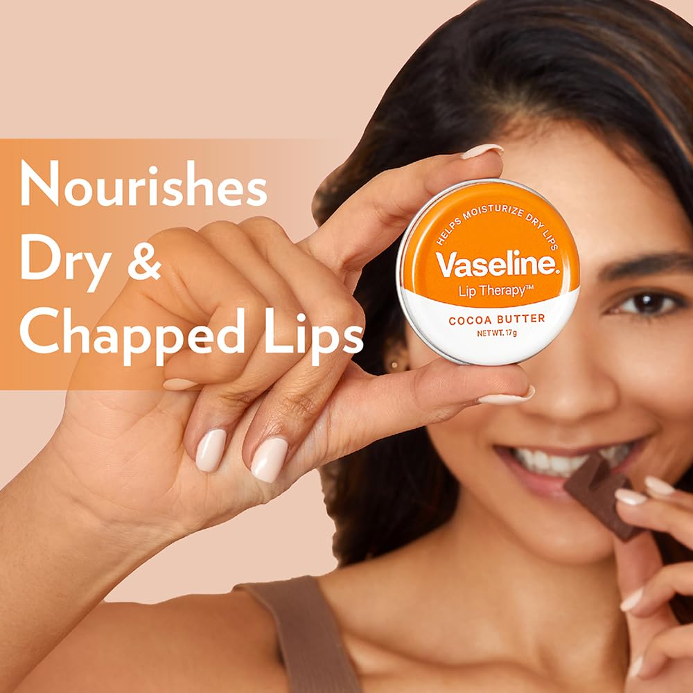 Vaseline Lip Tins Cocoa Butter, 17G ( Clear ) – view 4