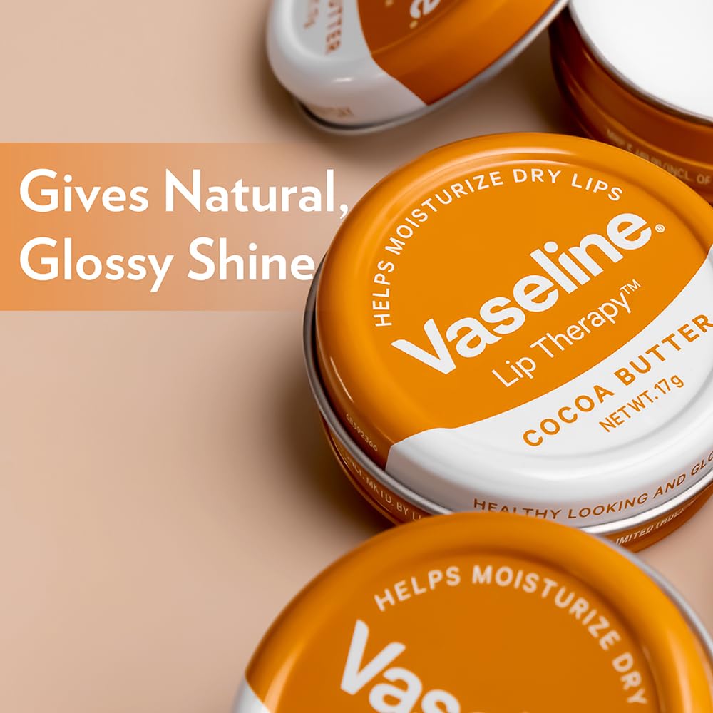 Vaseline Lip Tins Cocoa Butter, 17G ( Clear ) – view 5
