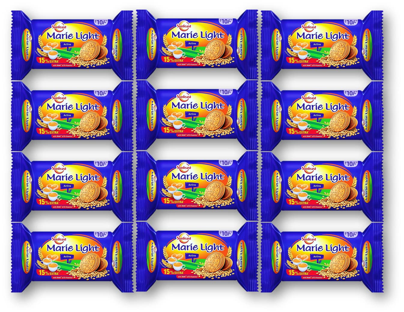 Sunfeast Marie Light Active 71.7g (Pack of 12) Unique – view 1