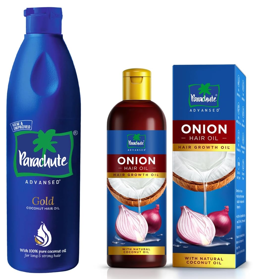 Parachute Advansed onion hair oil 200 ml front bottle view