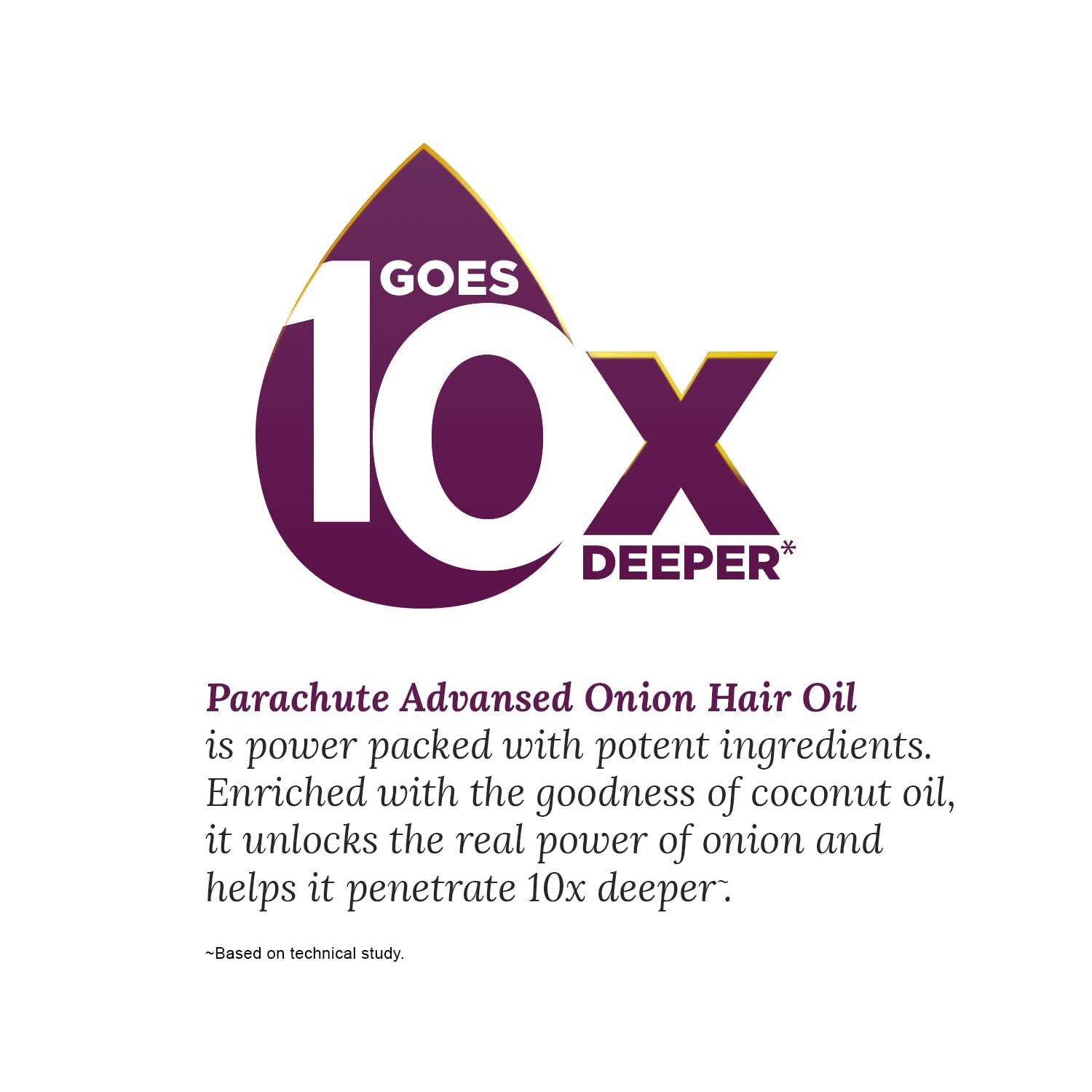 Parachute Advansed Onion Hair Oil with Comb Applicator - For Hair Growth and Hair Fall Control - With Natural Coconut Oil & Vitamin E - 200ml – view 4