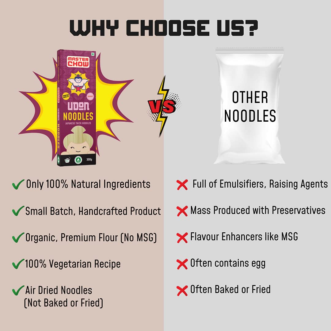 MasterChow Healthy Wheat Udon Noodles - Pack of 2 – view 5