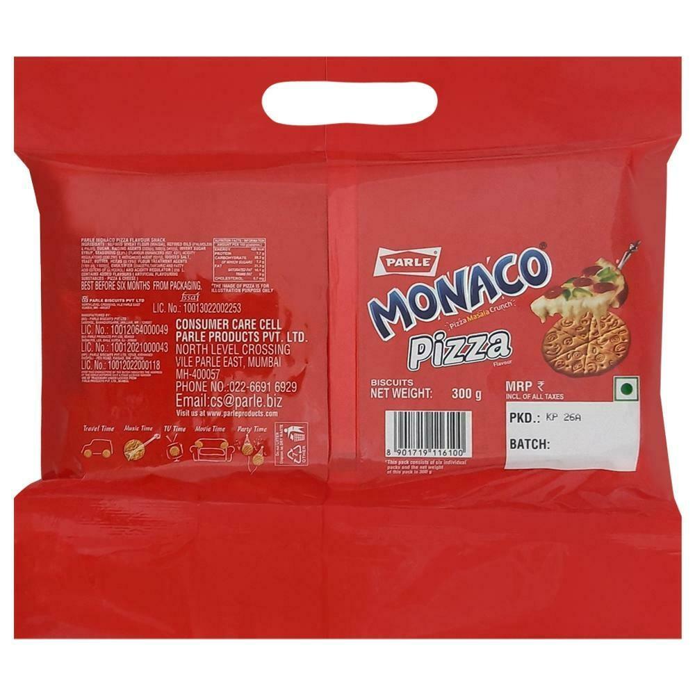 Parle Monaco Pizza Masala Crunch Biscuits 300 G – view 2