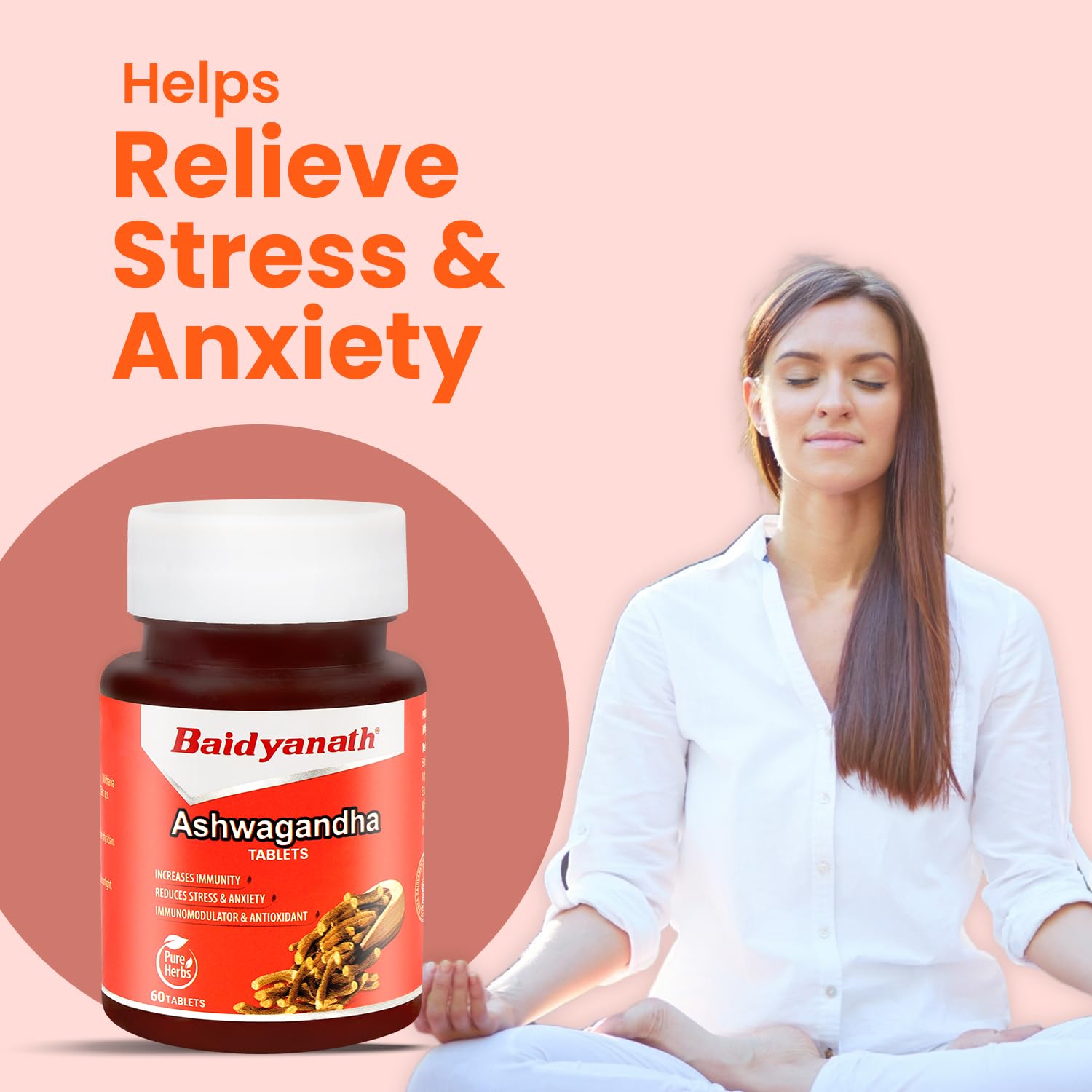 Baidyanath Ashwagandha 60 Tablets for General Wellness – view 3