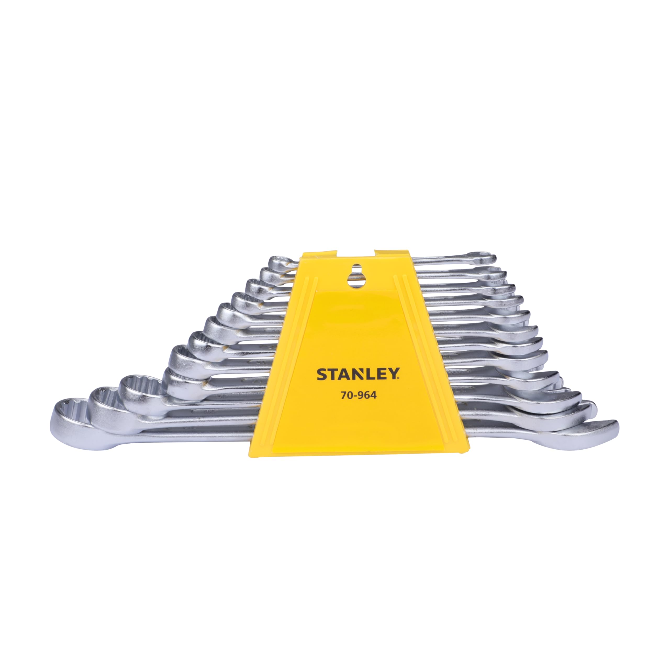 STANLEY 70-964E Combination Spanner Set With Maxi-Drive System (12-Pieces), Chrome-Vanadium Steel