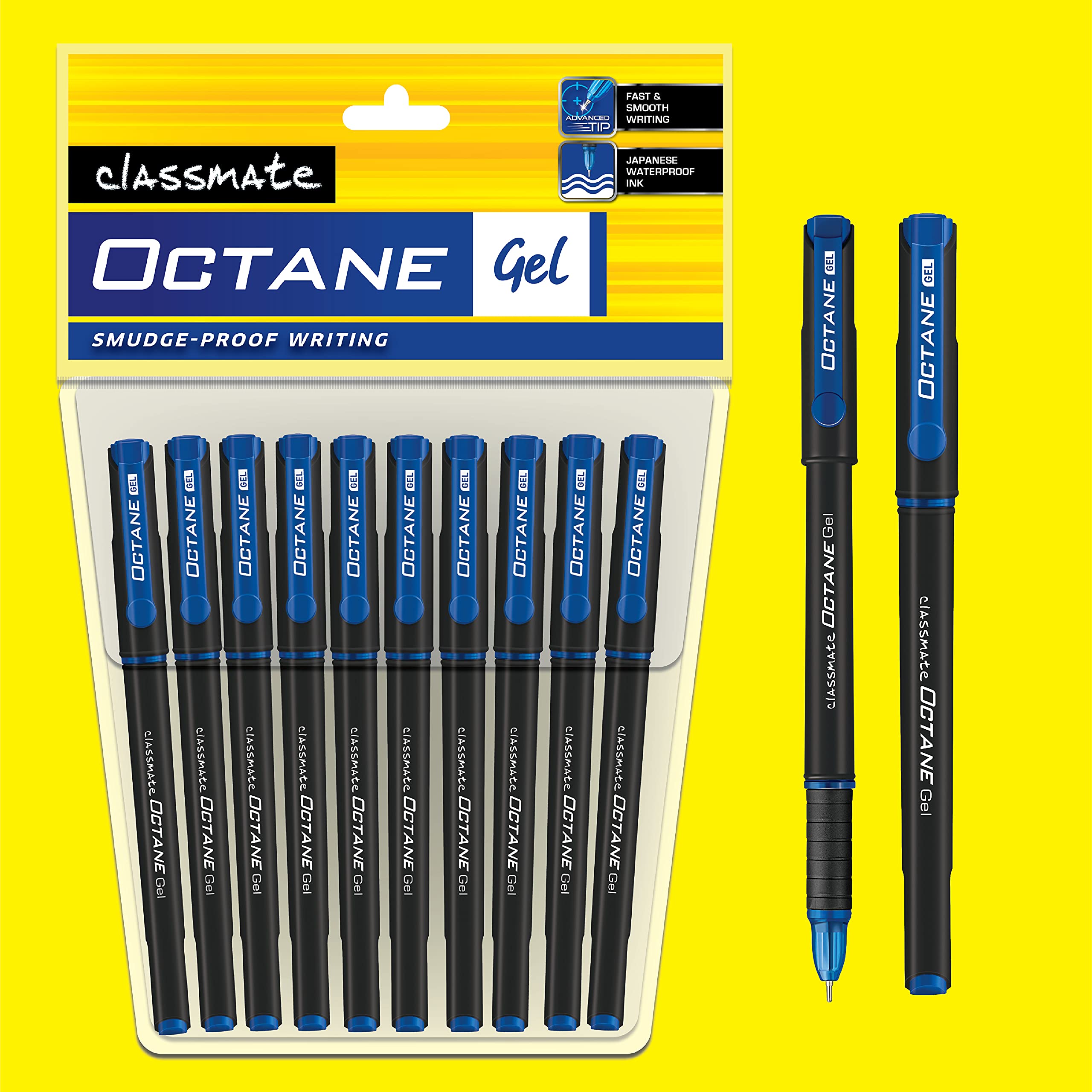 Classmate Octane- Blue Gel Pens (Pack of 10) – view 4