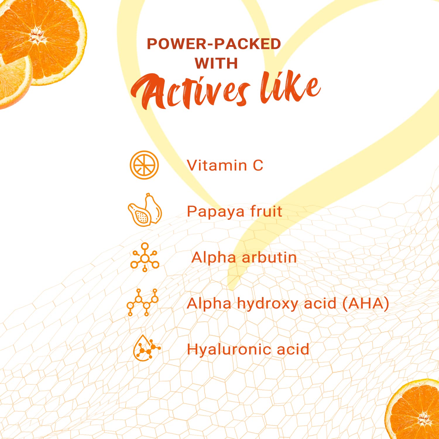 NutriGlow Advanced Organics Vitamin C Serum with Hyaluronic Acid - 30ml – view 4