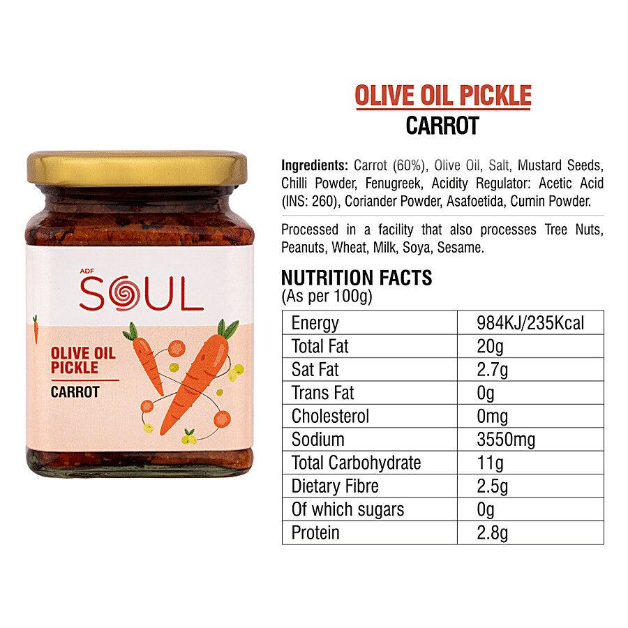 ADF Soul Olive Oil Pickle - Carrot 265 g – view 8