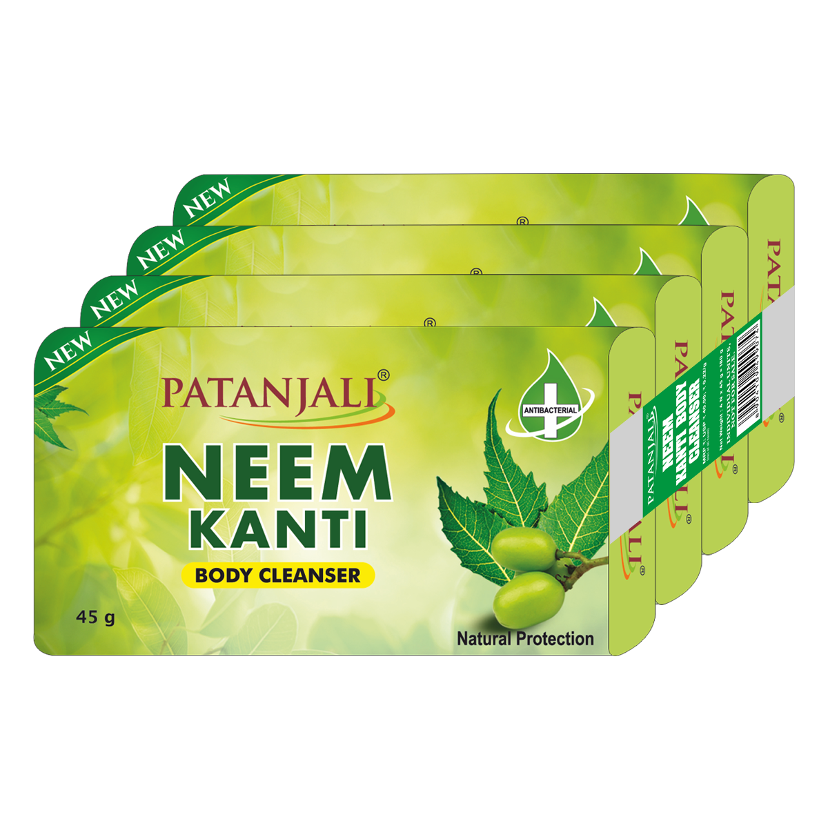 Patanjali Ayurved Neem Kanti soap bar front package view