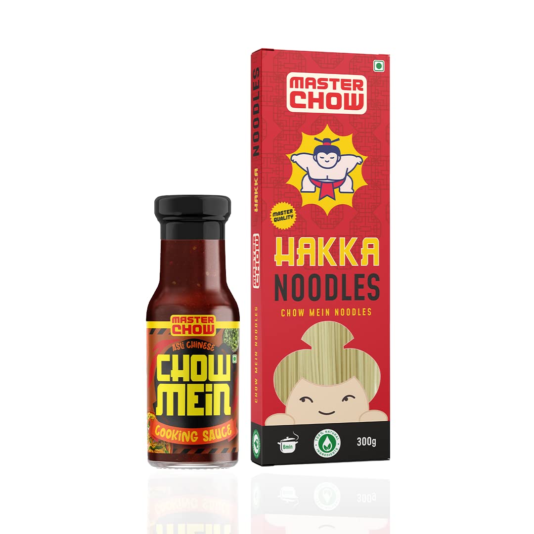 MasterChow Indo-Chinese chowmein sauce and air-dried Hakka noodles