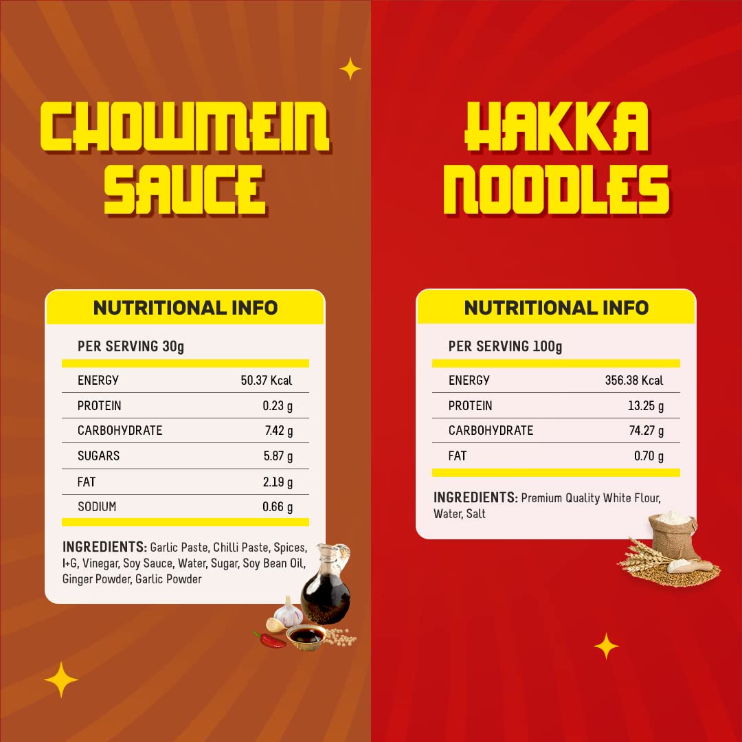 MasterChow Chowmein Noodle Pack: Indo-Chinese Chowmein Sauce with Hakka Noodles – view 4