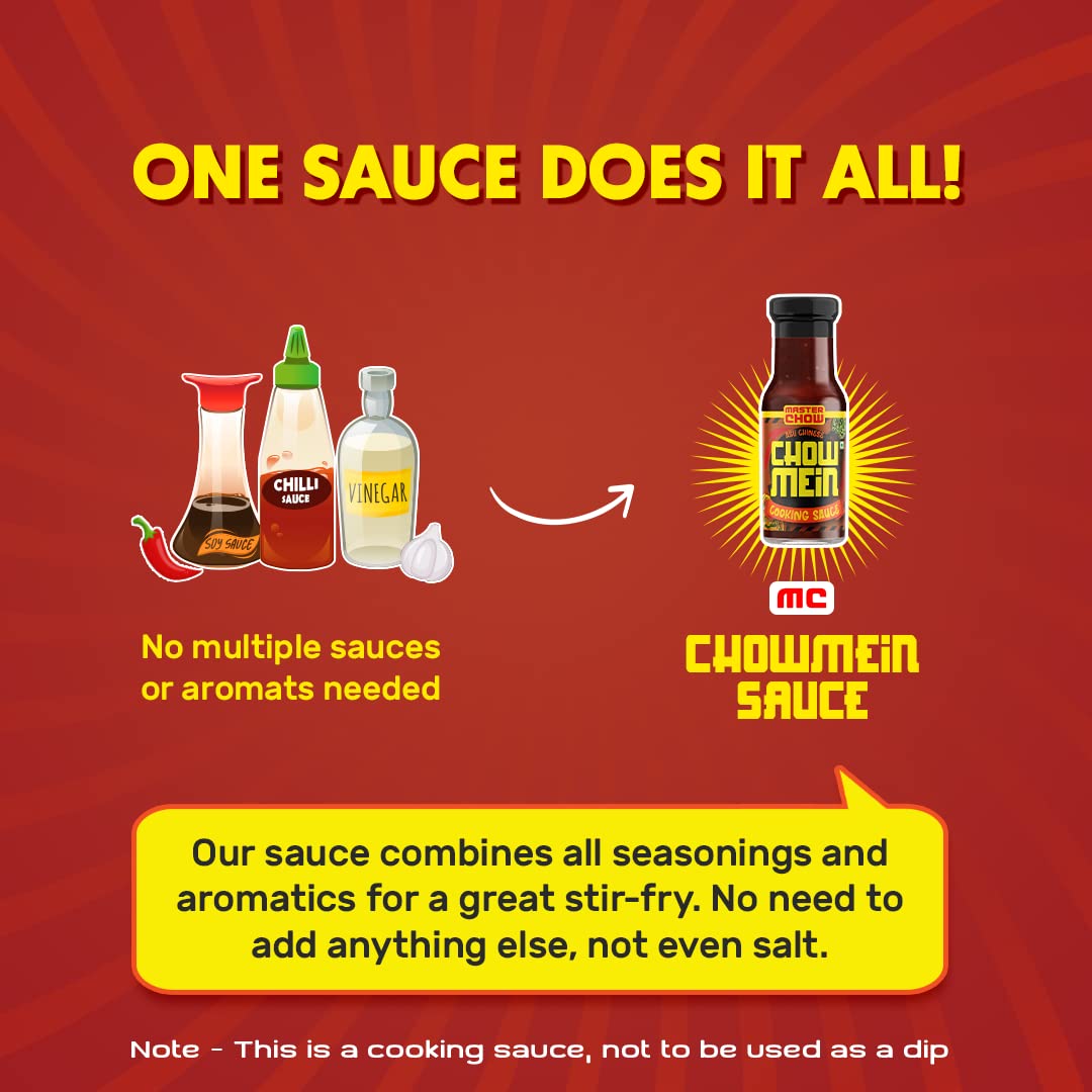 MasterChow Chowmein Noodle Pack: Indo-Chinese Chowmein Sauce with Hakka Noodles – view 7