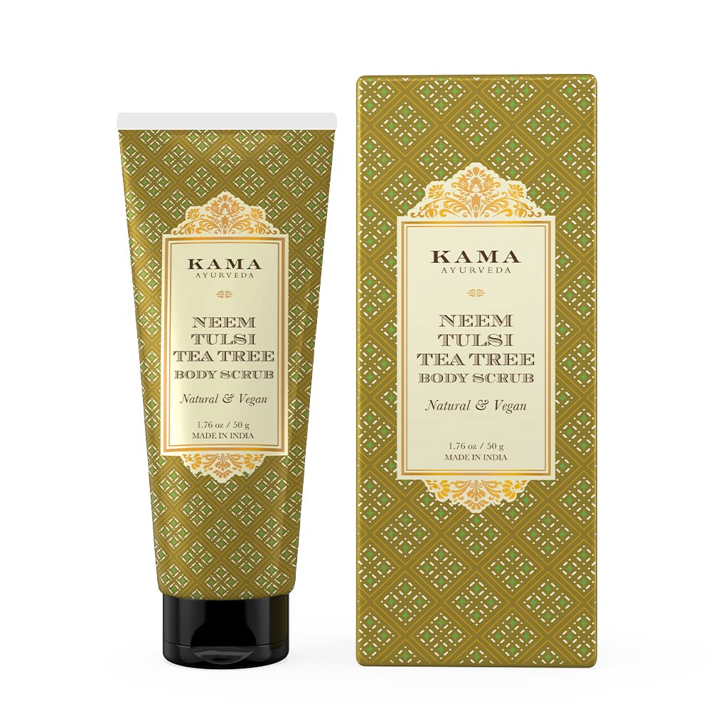 KAMA AYURVRDA NEEM TULSI TEA TREE BODY SCRUB(P)50G – view 2