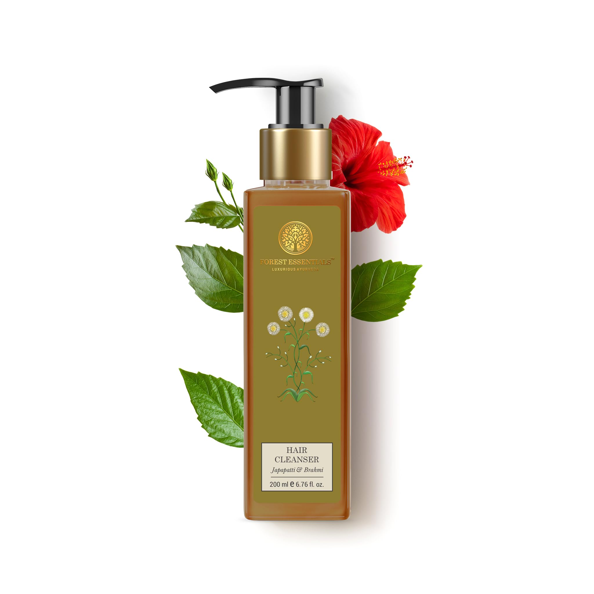 Forest Essentials Ayurvedic Herb Enriched Head Massage Oil Japapatti & Forest Essentials Hair Cleanser Amla, Honey & Forest Essentials Hair Cleanser Japapatti & Brahmi – view 7