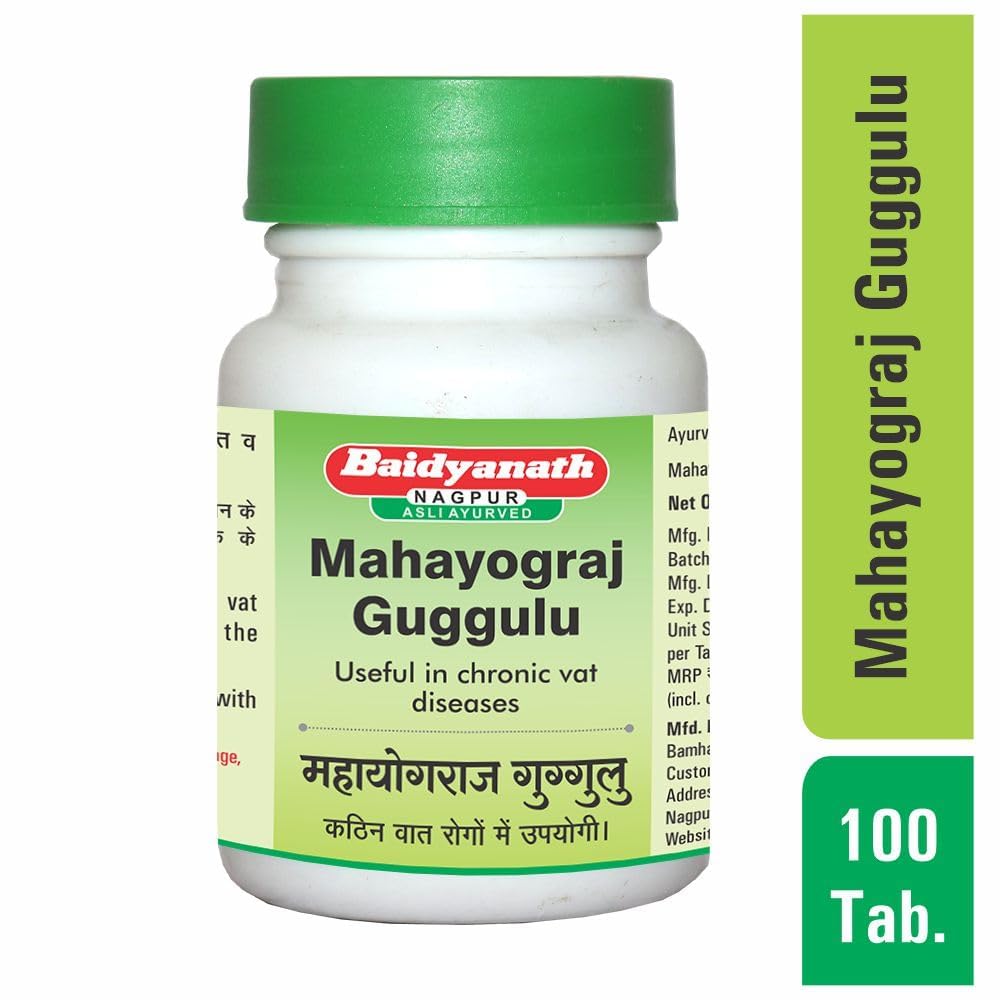 Baidyanath Asli Ayurved Mahayograj Guggulu -100 Tablets – view 4