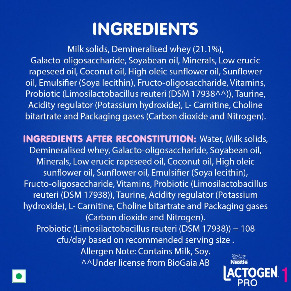 Lactogen Pro 1 Powder, 1.2Kg Pack, 0-6 Months, Infant Formula With Probiotic And Prebiotics – view 5