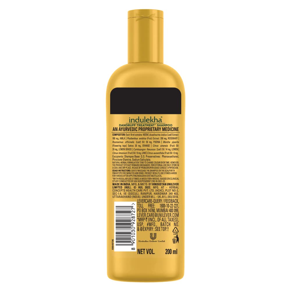 Indulekha Dandruff Treatment Shampoo 200 Ml – view 2